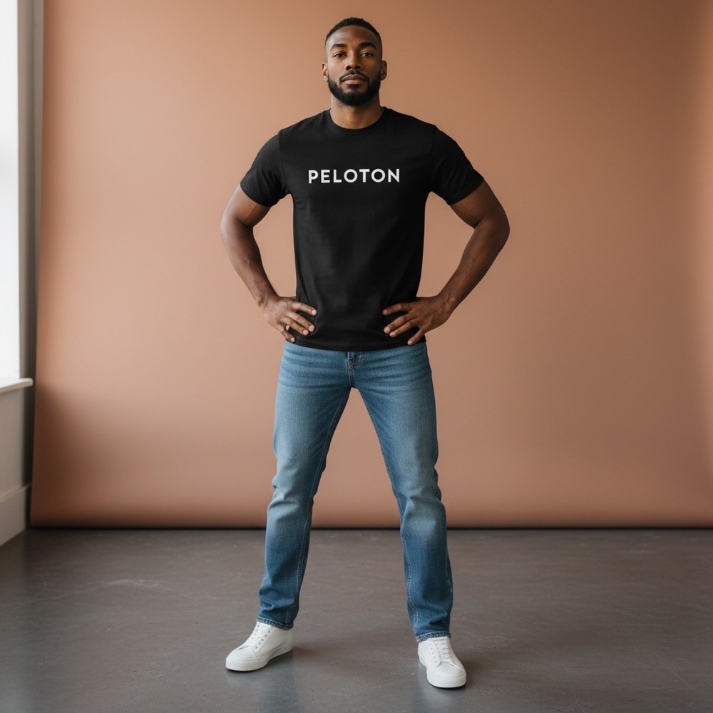 Peloton Mens Black Short Sleeve T Shirt‎ XXL "100 Century" Graphic Tee